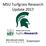 MSU Turfgrass Research Update 2017
