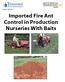 SACS Imported Fire Ant Control in Production Nurseries With Baits