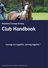 Breckland Carriage Driving. Club Handbook. having fun together, driving together.