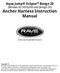Aqua Jump Eclipse Bongo 20 (Models AJ150/AJ200 and Bongo 20) Anchor Harness Instruction Manual