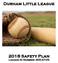 Durham Little League Safety Plan League ID Number:
