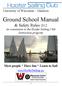 Ground School Manual & Safety Rules 2012 An orientation to the Hoofer Sailing Club Instruction program