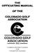 THE OFFICIATING MANUAL OF THE COLORADO GOLF ASSOCIATION