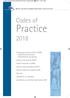 Codes of Practice X240 print:codes of Practice /12/ :09 Page 1. Codes of. Practice