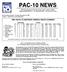 PAC-10 NEWS 800 South Broadway, Suite 400 Walnut Creek, California Telephone (925) Fax (925)