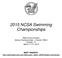 2015 NCSA Swimming Championships