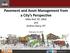 Pavement and Asset Management from a City s Perspective Mike Rief, PE, DBIA and Andrea Azary, EIT. February 12, 2015