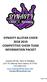 DYNASTY ALLSTAR CHEER COMPETITIVE CHEER TEAM INFORMATION PACKET