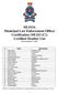 MLEOA Municipal Law Enforcement Officer Certification (MLEO [C]) Certified Member List (Revised January 3, 2012)