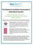The National Insulation Association s 2018 Silent Auction