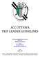 ACC OTTAWA TRIP LEADER GUIDELINES