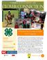 Clover Connection. 4-H Calendar. Washington County 4-H. 4-H ers Win Honors at State 4-H Congress. Inside. Follow me to page