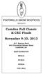 Camden Fall Classic & CEC Finals. November 9-10, 2013