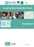 Canal by Bike Feasibility Study. Final Report