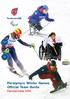 Contents. page. Next. page. Paralympic Winter Games Official Team Guide