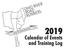 Calendar of Events and Training Log