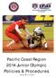 $5.00. Pacific Coast Region Junior Olympic Policies & Procedures