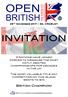 INVITATION. British Champion! 3 Nations have joined forces to organise the most hotly awaited championships for decades in the uk