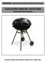 55CM ROUND CHARCOAL KETTLE BBQ