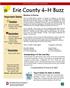 Erie County 4-H Buzz