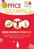 OFFICE OLYMPICS SPORTS KIT