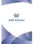 AIBA Statutes. Adopted by the 2014 AIBA Congress on November 14,