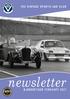 THE VINTAGE SPORTS-CAR CLUB. newsletter