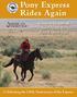 Pony Express. Guide to Historical Sites Along the Pony Express Trail