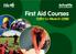 First Aid Courses to. March 2018