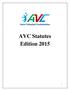 AVC Statutes Edition 2015