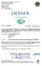 to use the European Mark Licence No Date of issue: Wien, Rev. No. 03 Wien,