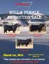 Bull & Female Production Sale