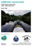 100mile canoe test. 57th Annual Canoe Test 24th - 28th May River Wye.