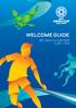 WELCOME GUIDE. AFC Asian Cup UAE JAN - 1 FEB