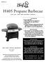 H405 Propane Barbecue SAFE USE, CARE AND ASSEMBLY MANUAL