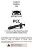 OWNER S MANUAL FOR PCC. For Service on This Model Please Visit:
