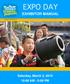 EXPO DAY EXHIBITOR MANUAL. Saturday, March 2, :00 AM - 5:00 PM