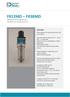FR12MD FR38MD. Modular filter-regulators, suitable for compressed air FEATURES. Filter-regulator for inlet pressure up to 30 bar (435 psi).