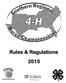 2015 Southern Regional 4-H Horse Championships Georgia National Fairgrounds and Agricenter, Perry, GA July 29-August 2, 2015