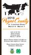 Jr. Livestock Show March 4 - March 7