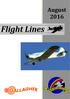 August Flight Lines