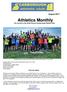 Athletics Monthly The Journal of the World Famous Scarborough Athletic Club