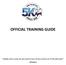OFFICIAL TRAINING GUIDE