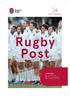 Issue 64 Autumn Rugby Post. In this issue: P1 Local Festivals P9 NFL at Twickenham P11 Womens World Cup