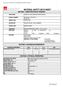 MATERIAL SAFETY DATA SHEET SECTION 1: IDENTIFICATION OF PRODUCT