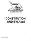 BASSMASTERS (a BASS Federation Nation Affiliate Chapter) CONSTITUTION AND BYLAWS
