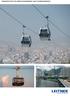 ROPEWAYS FOR THE URBAN ENVIRONMENT AND TOURISM RESORTS.