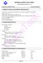 MATERIAL SAFETY DATA SHEET. Dalian Xingyuan Chemistry Co., Ltd. Product Name: CMIT/MIT (TLR-01) Issue Date:
