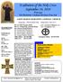 Exaltation of the Holy Cross September 14, 2014