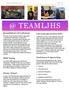 @ TEAMLJHS. Spring Student Led Conferences. LJH Yearbooks ON SALE NOW! Track Season Is Approaching. ISTEP Testing. Winner, Winner!